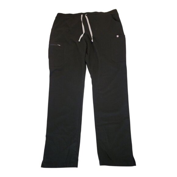 Figs scrubs pants size XL wide leg black technical collection - Picture 1 of 12